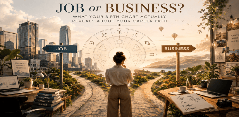 Job or Business? What Your Birth Chart Actually Reveals About Your Career Path